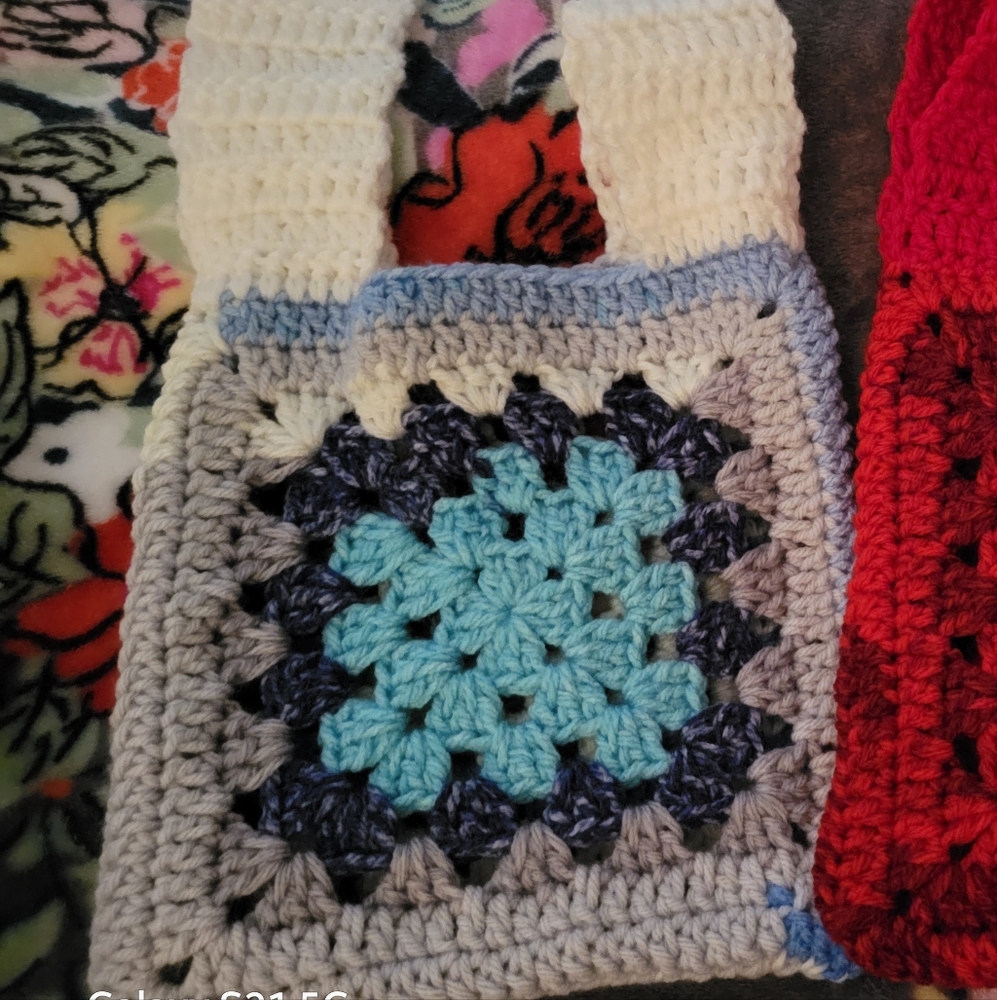 Crochet Japanese knot bags